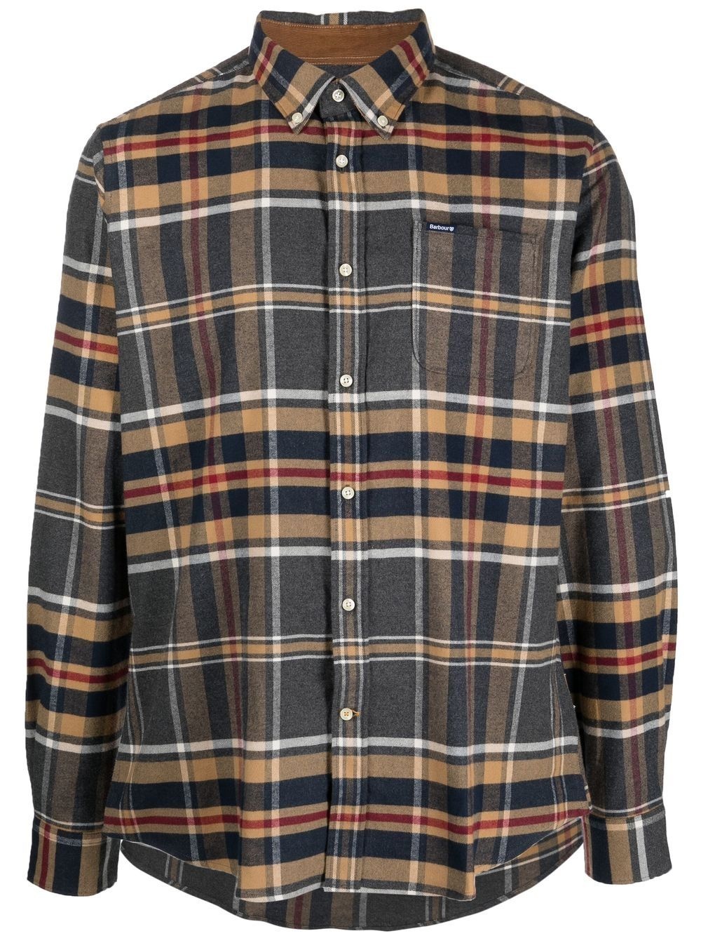 Ronan checked button-down shirt - 1