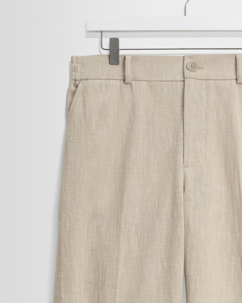 Bayham - Natural Linen-Cotton Relaxed Fit Trousers 6