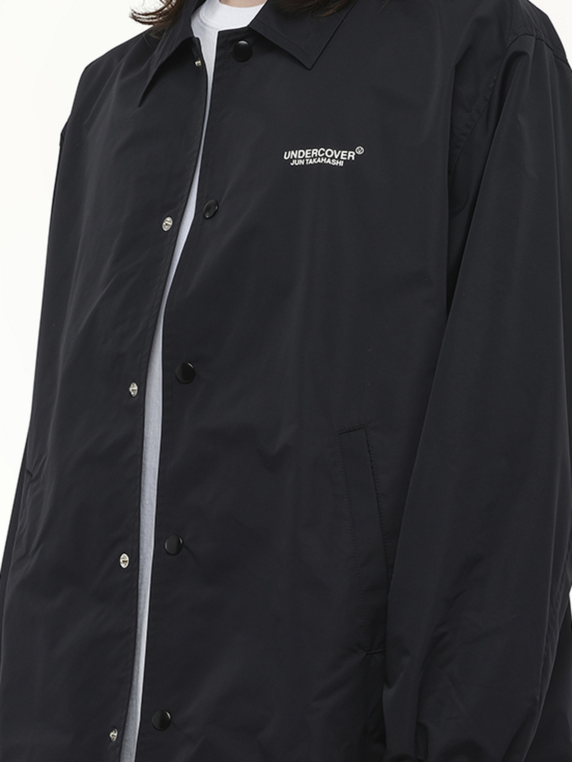 Undercover Coach Jacket in Black - 3
