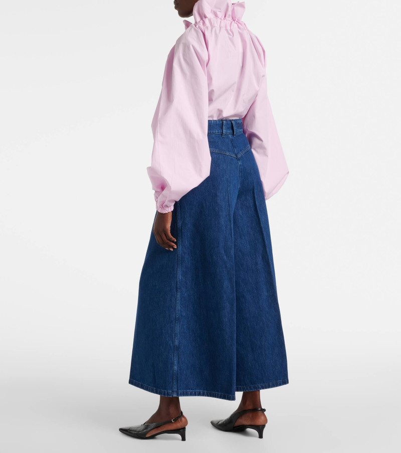 Mid-rise wide-leg jeans 3