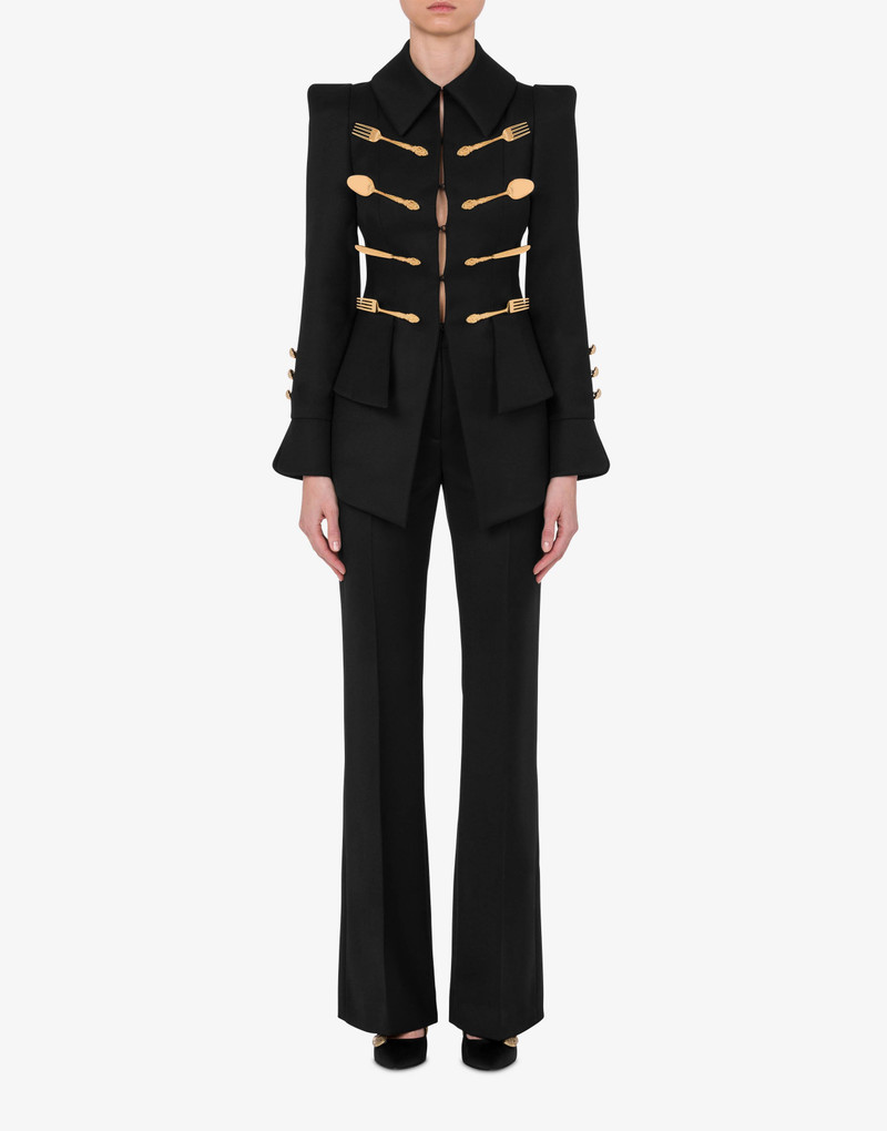 CUTLERY DETAILS WOOL JACKET 2