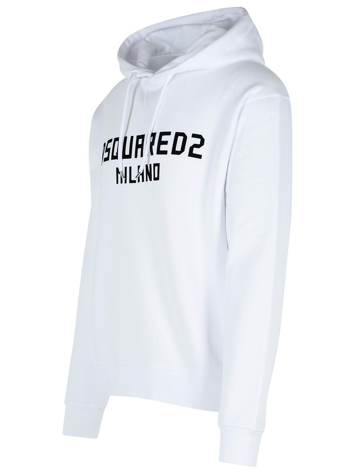Dsquared2 White Cotton Sweatshirt Men - 2