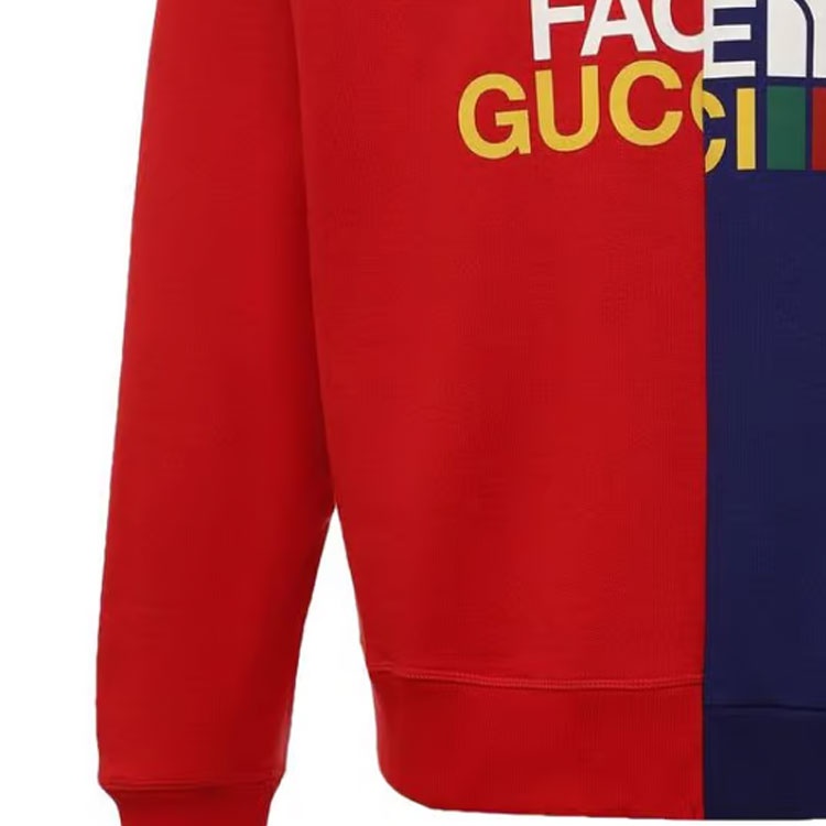 Gucci x The North Face Sweatshirt 'Blue Red' 671500-XJDRE-6051 - 6
