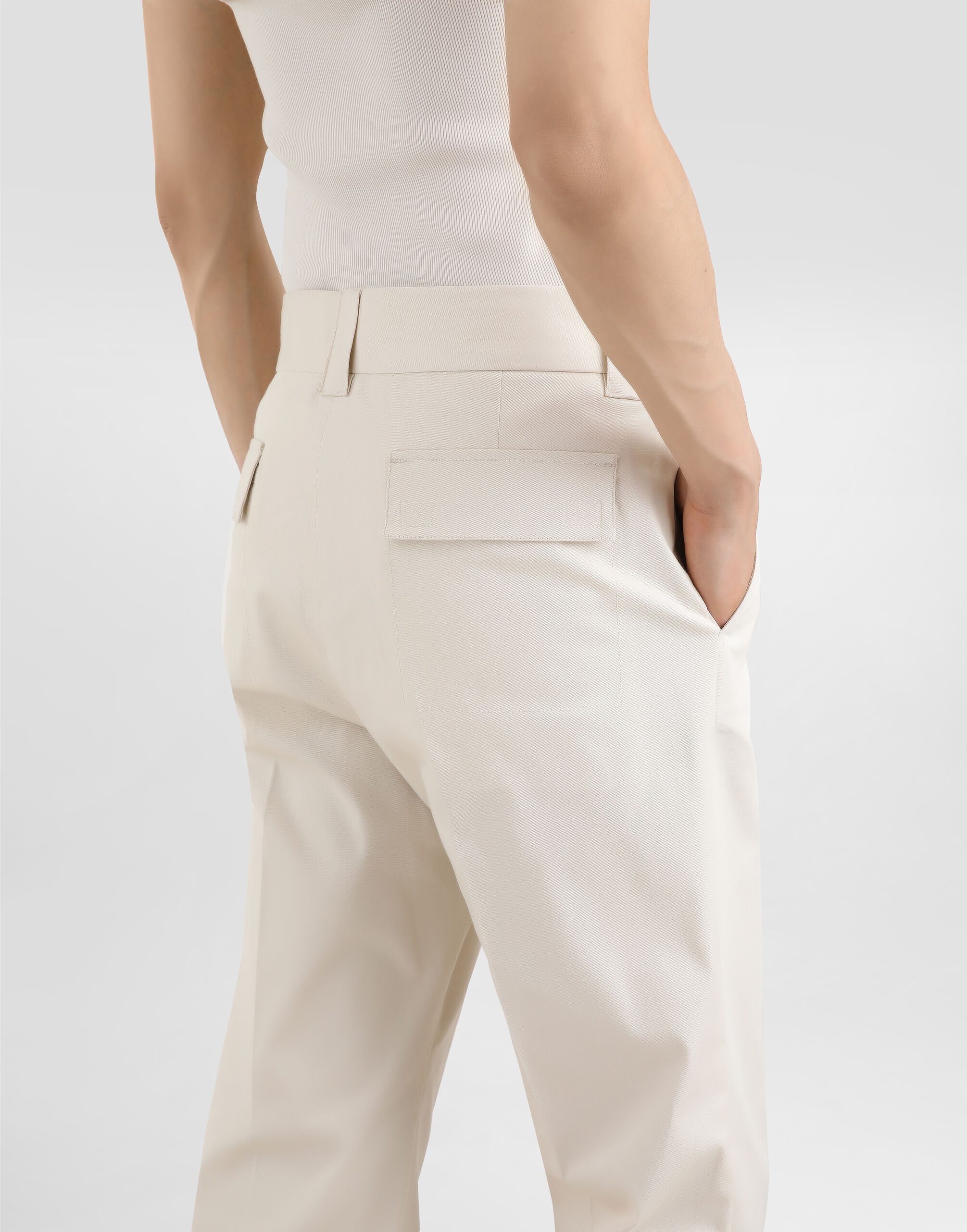 Tailored cotton pants - 5