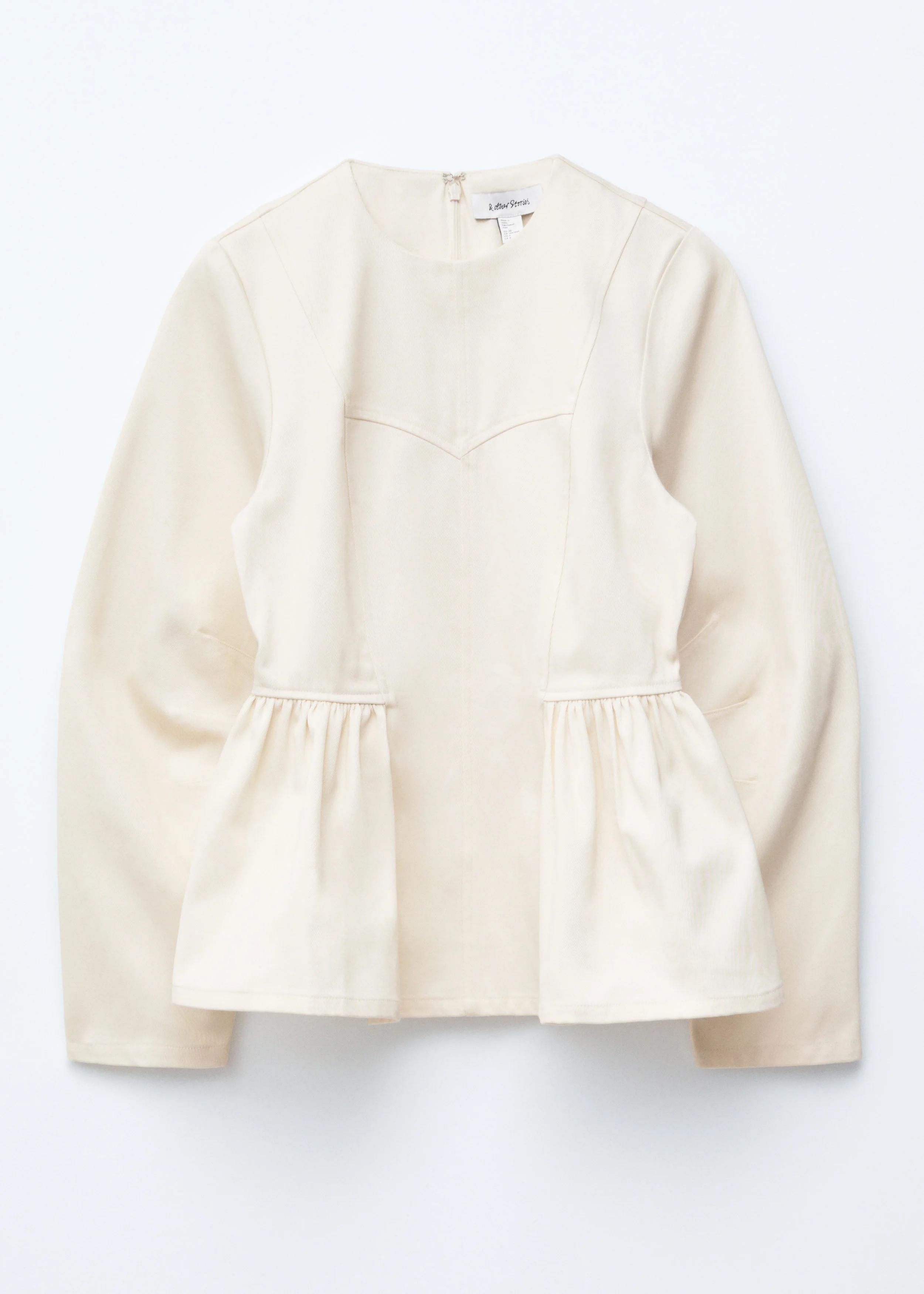 Cotton Peplum Top - 1