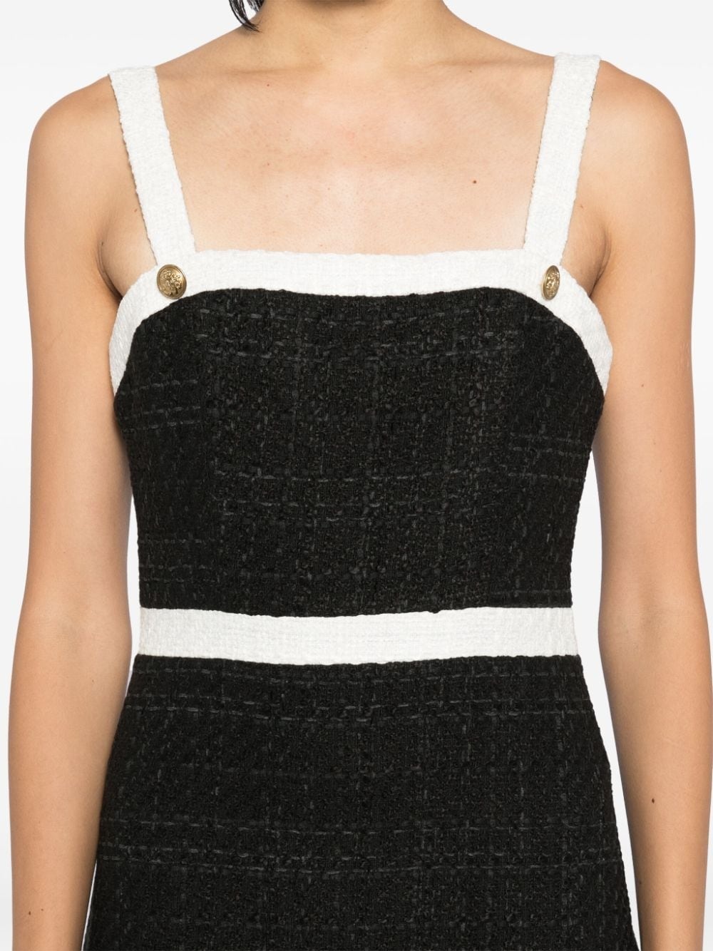 Clarine square neck pleated dress - 5