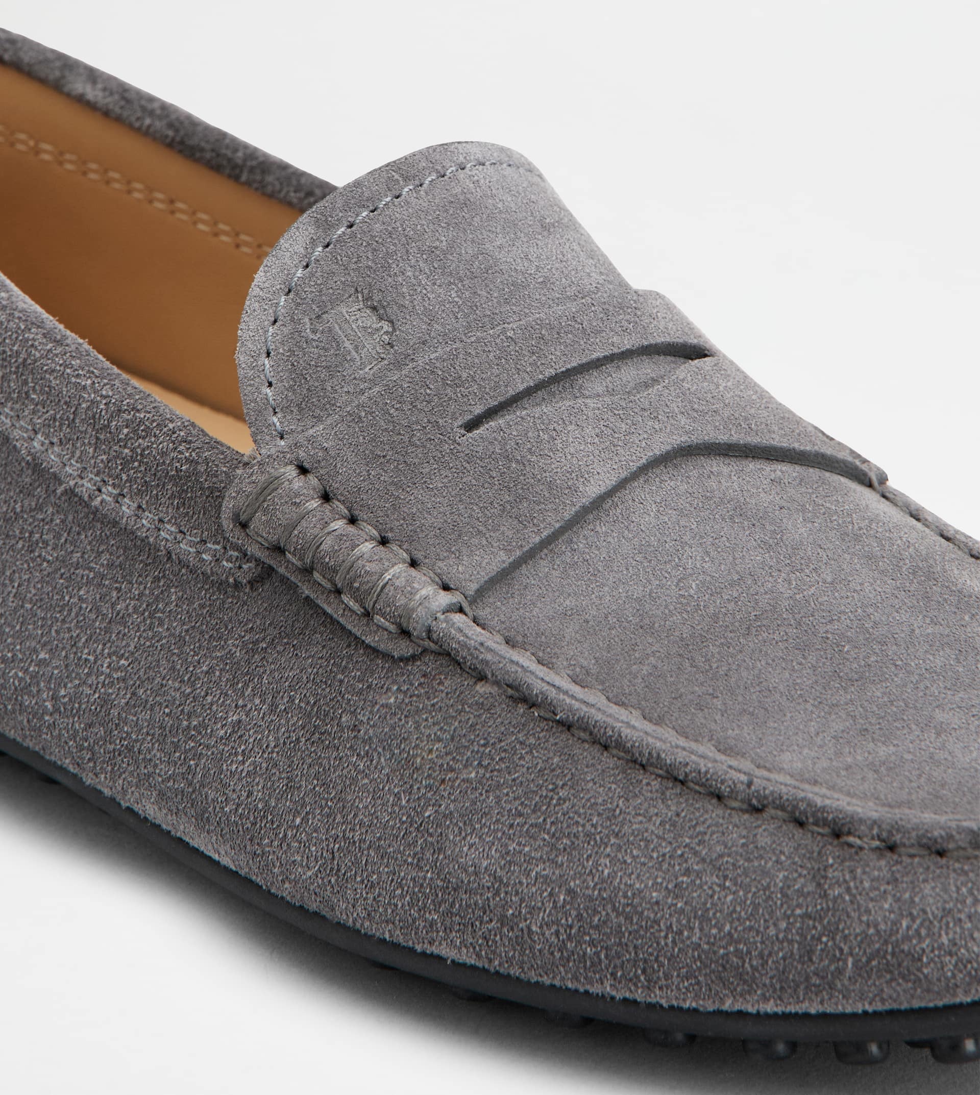 CITY GOMMINO DRIVING SHOES IN SUEDE - GREY - 6