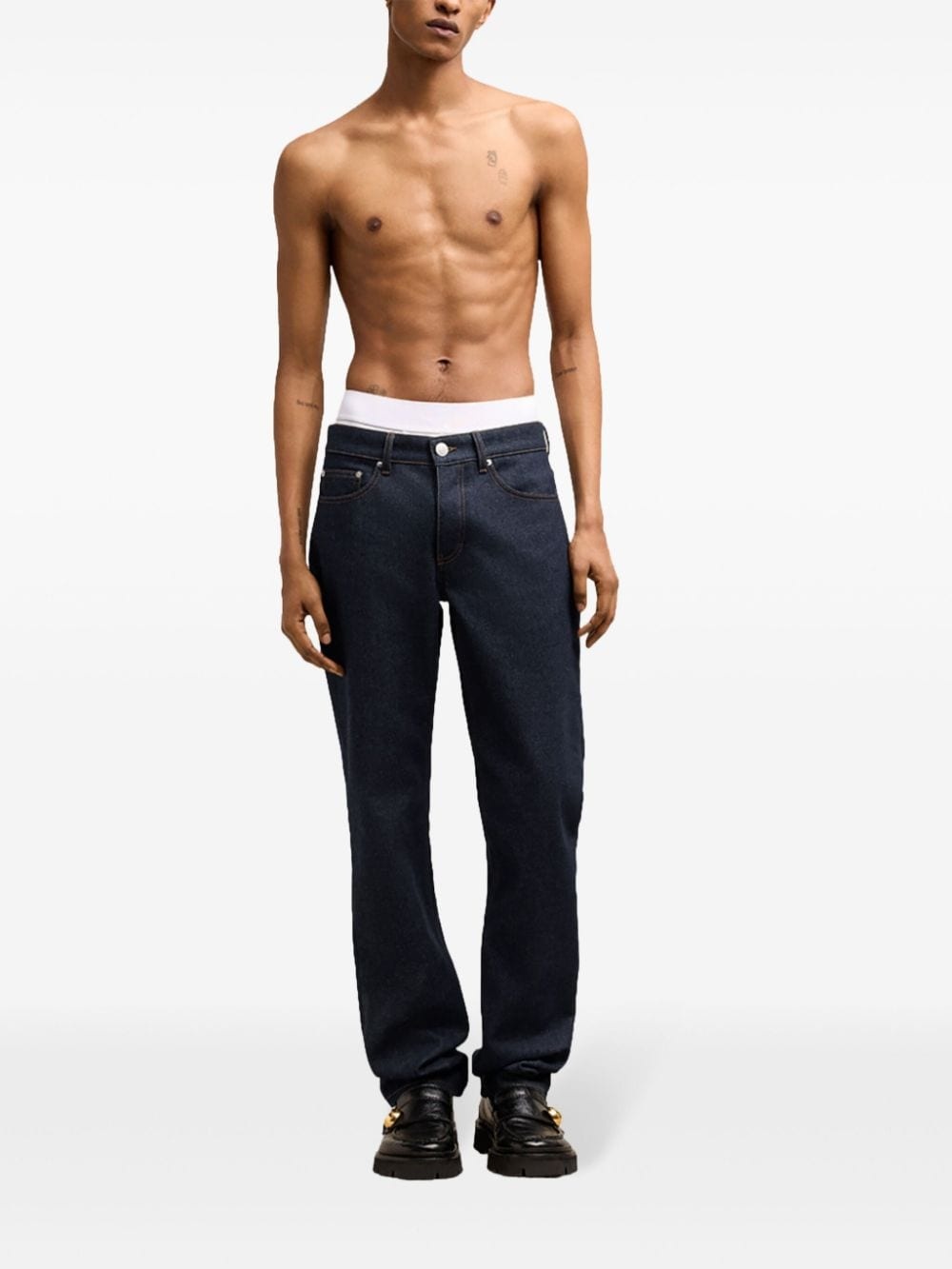 Classic fit cotton jeans - 2