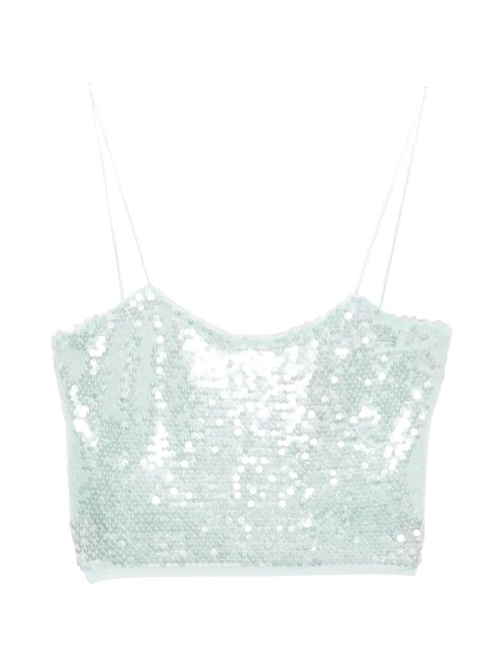 sequin-embellished blouse - 1