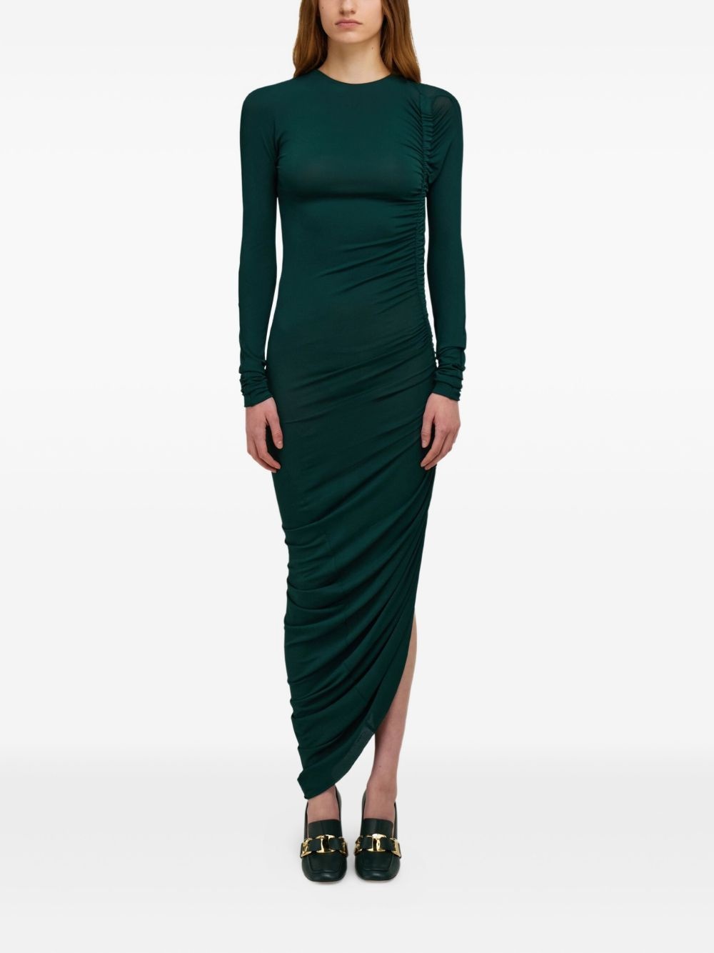 asymmetric maxi dress - 2