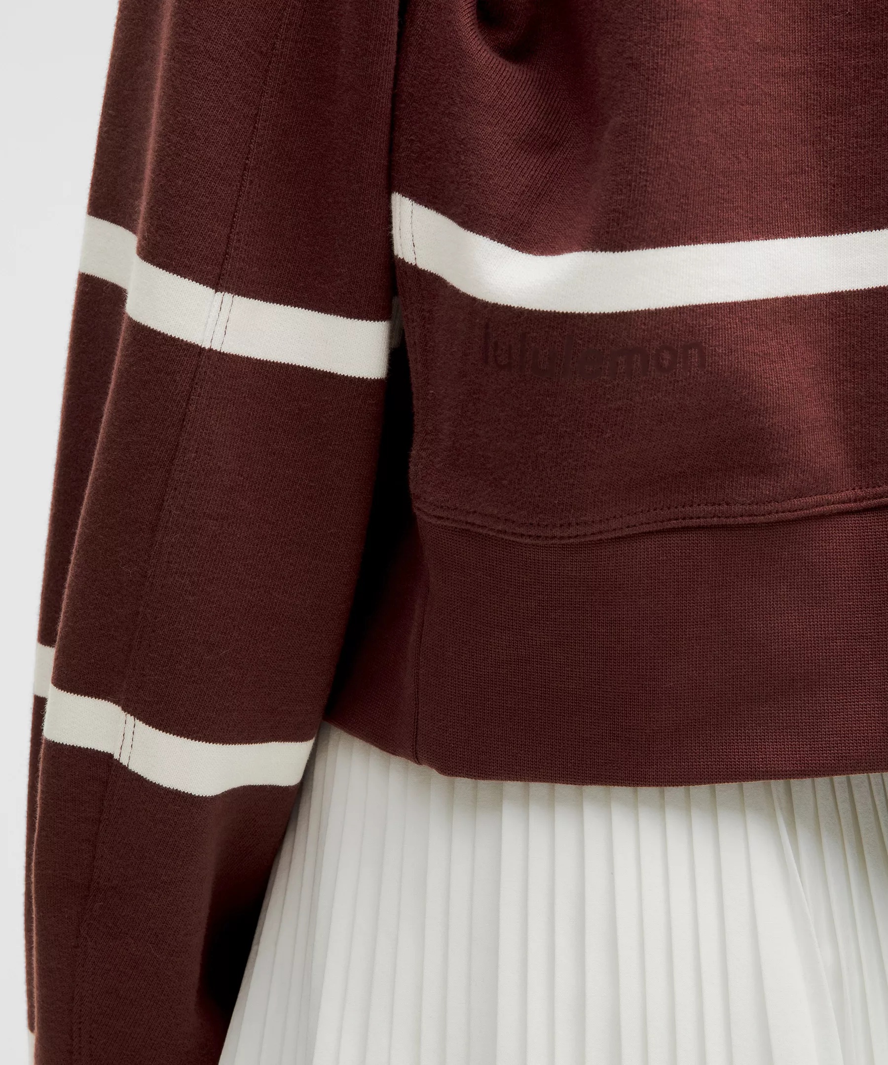 Perfectly Oversized Cropped Crew *Stripe - 5