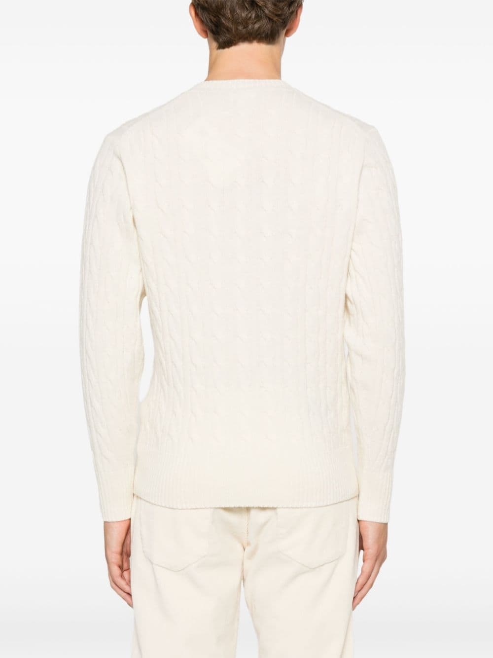 cable-knit sweater - 4