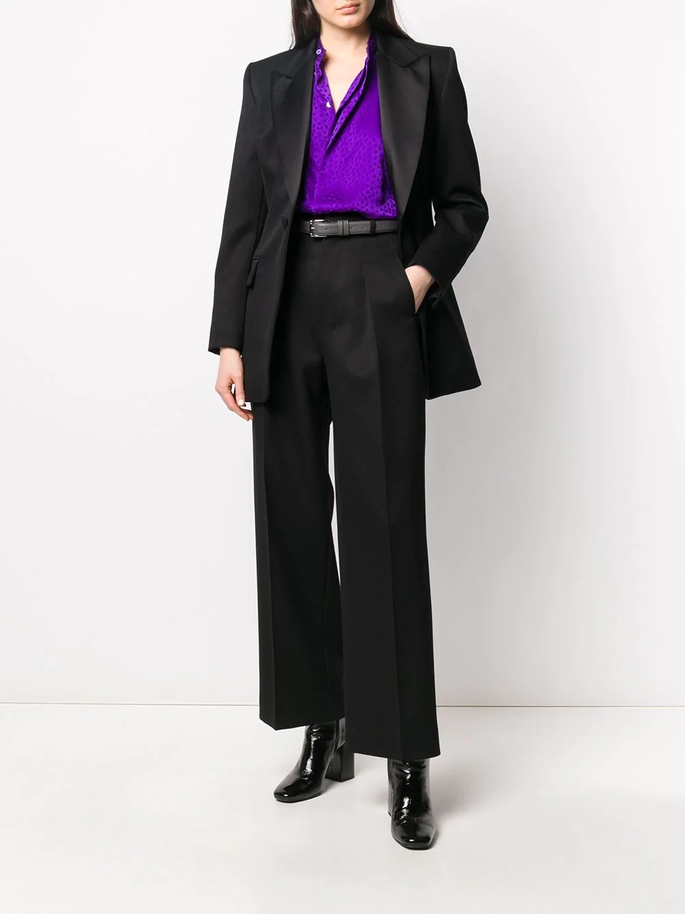 straight-leg tailored trousers - 2