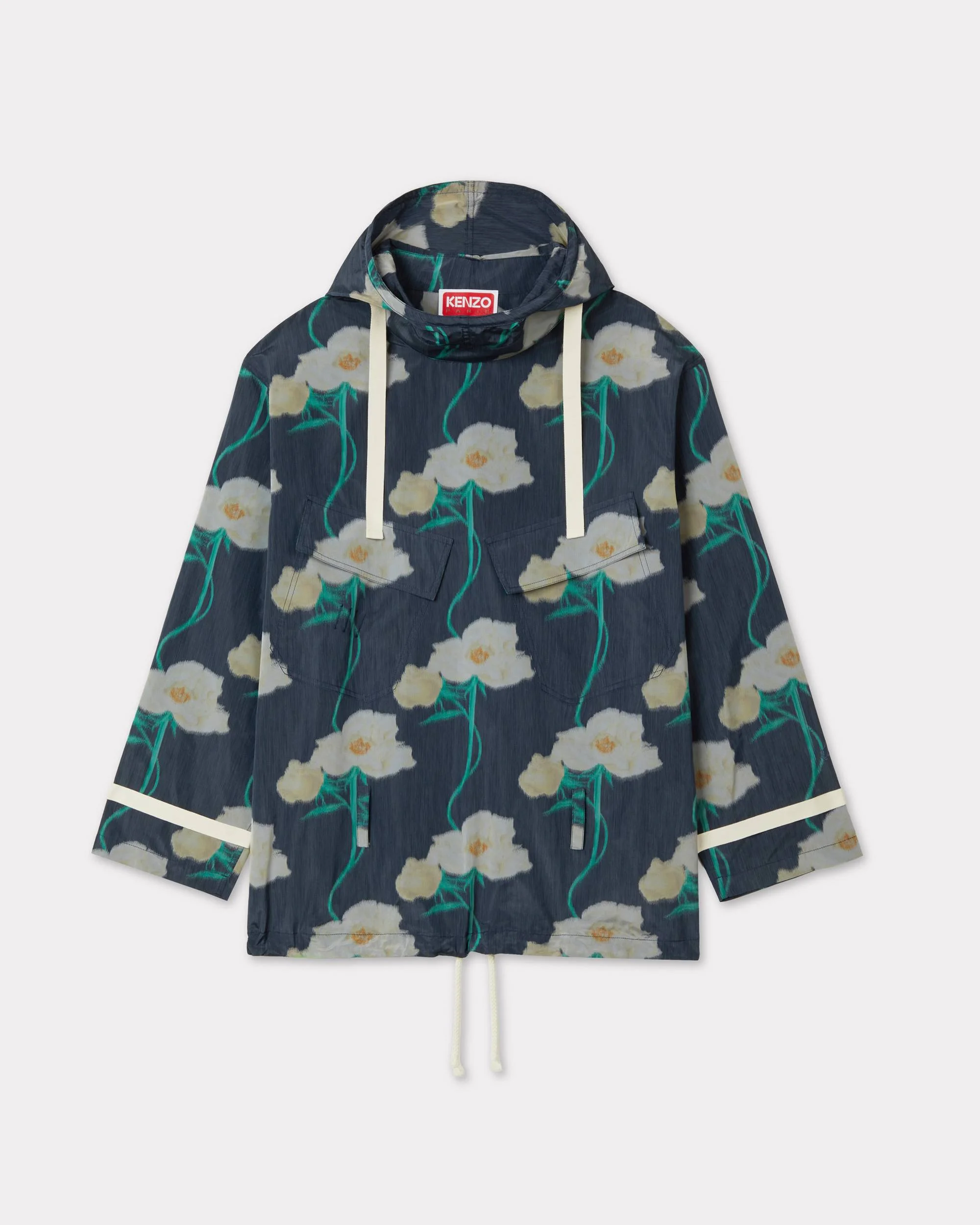 'KENZO Archive Rose' military parka in technical taffeta - 1