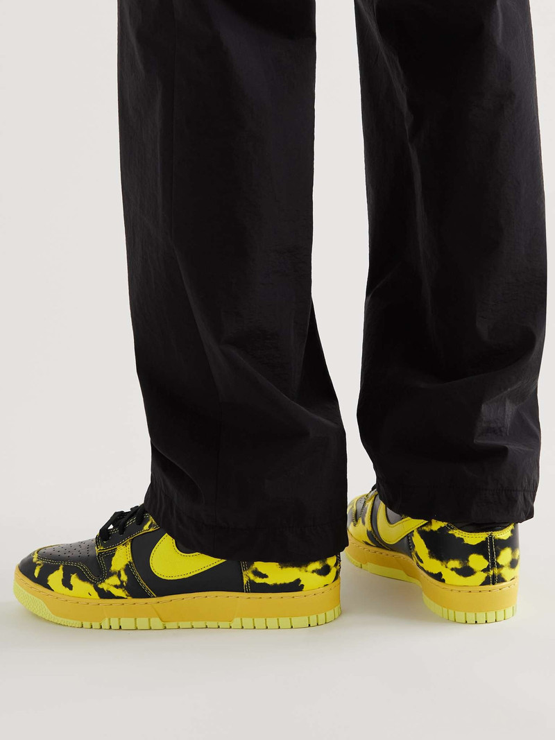 Nike 덩크 1985 인쇄된 가죽 높은 정상 운동화 outlook