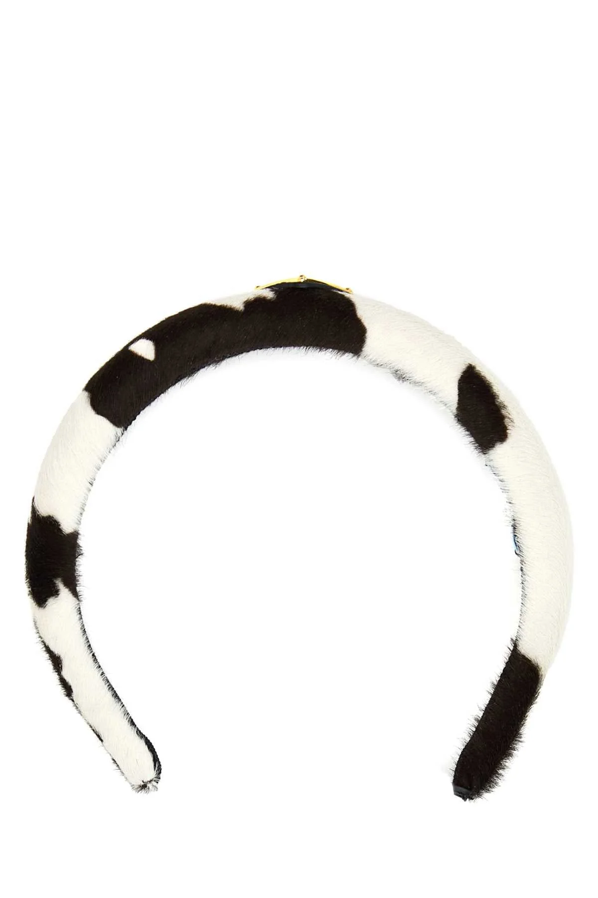 Prada Women Printed Calf Hair Headband - 1