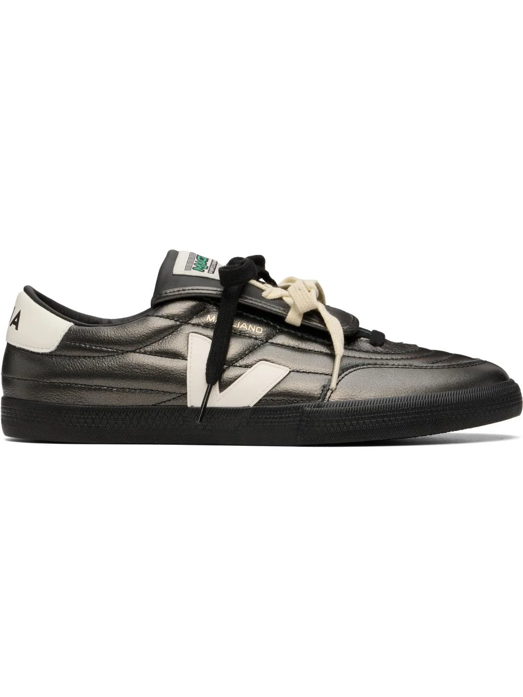 Gunmetal Veja Edition Panenka Leather Sneakers - 1