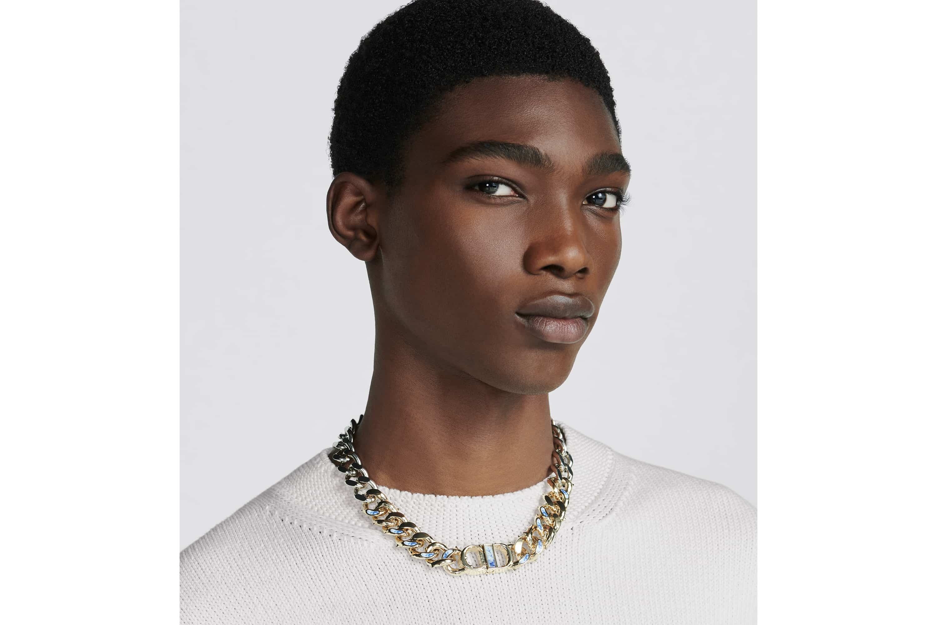 CD Icon Chain Link Necklace - 5