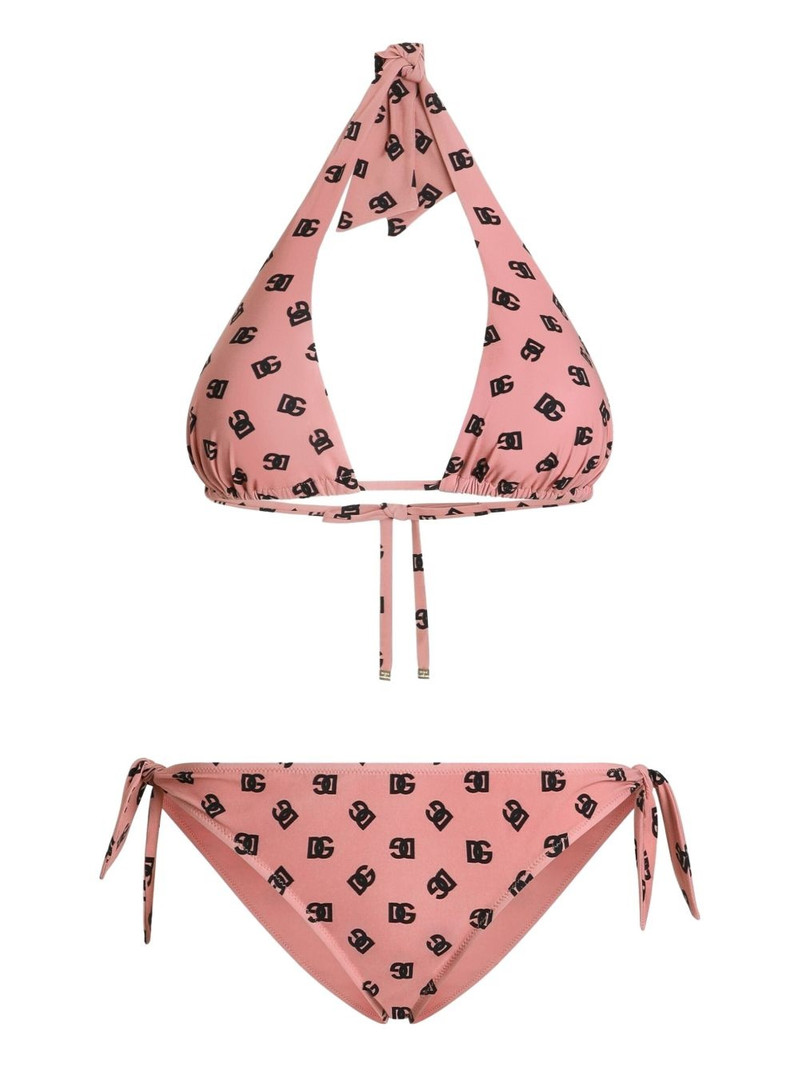 polka-dot print bikini 1