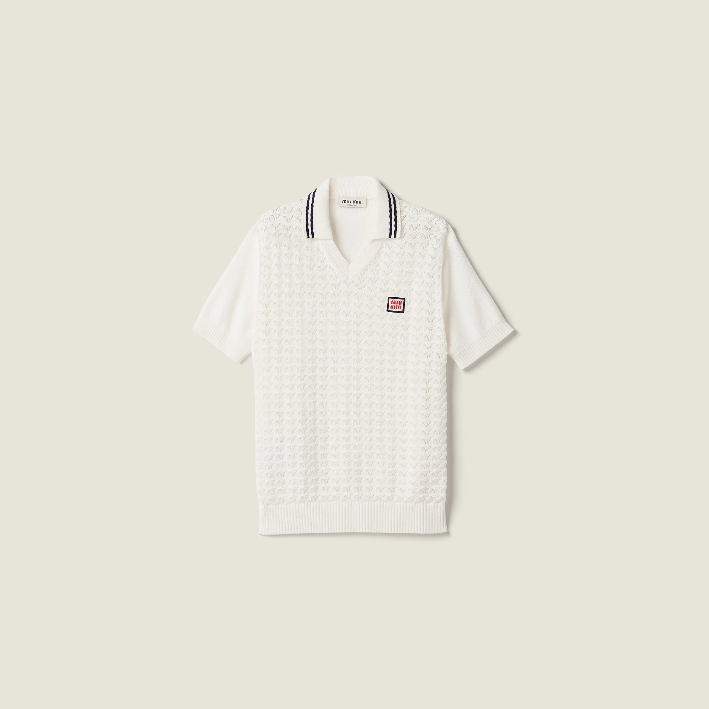 Cotton polo shirt - 1