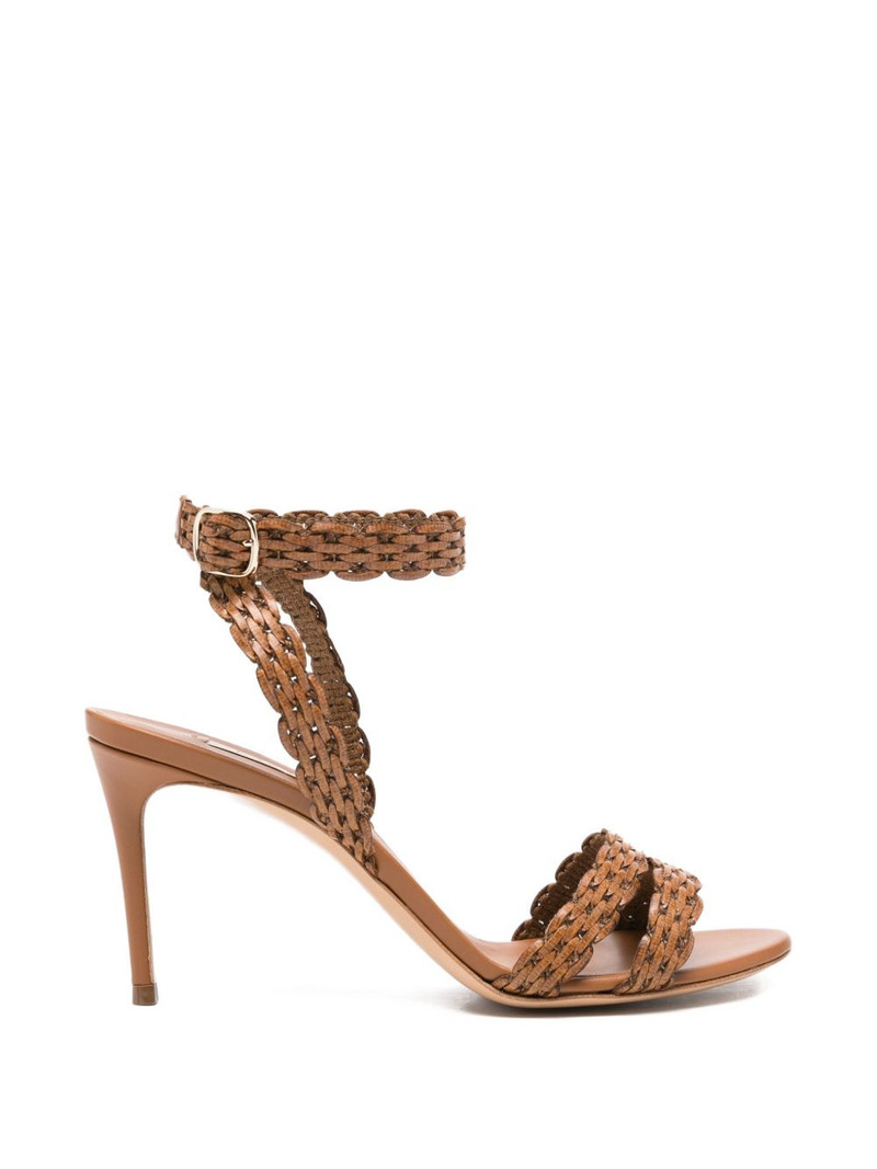 Julia Avenida woven-strap ankle-buckle sandals 1