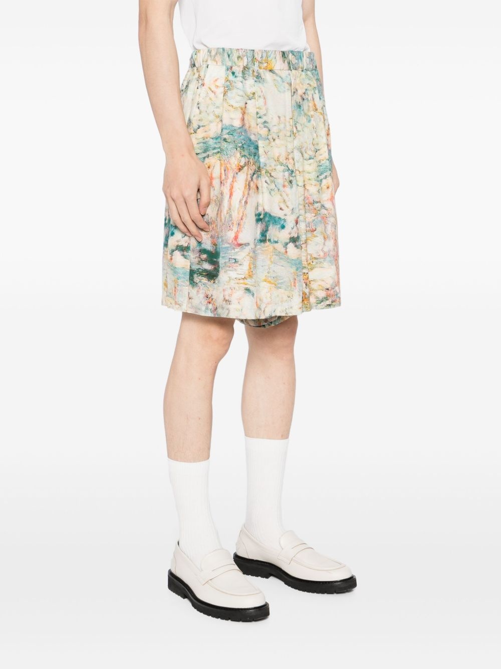 graphic-printed shorts - 3