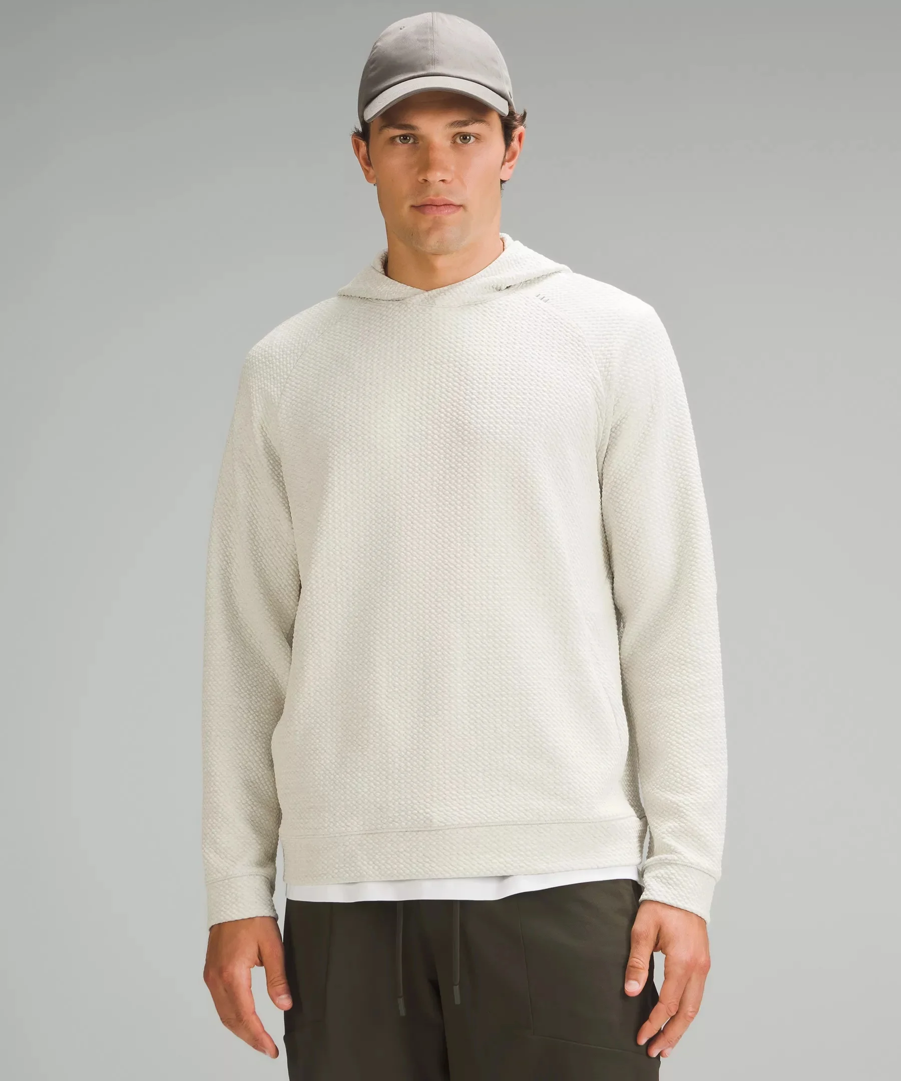Textured Double-Knit Cotton Hoodie - 1