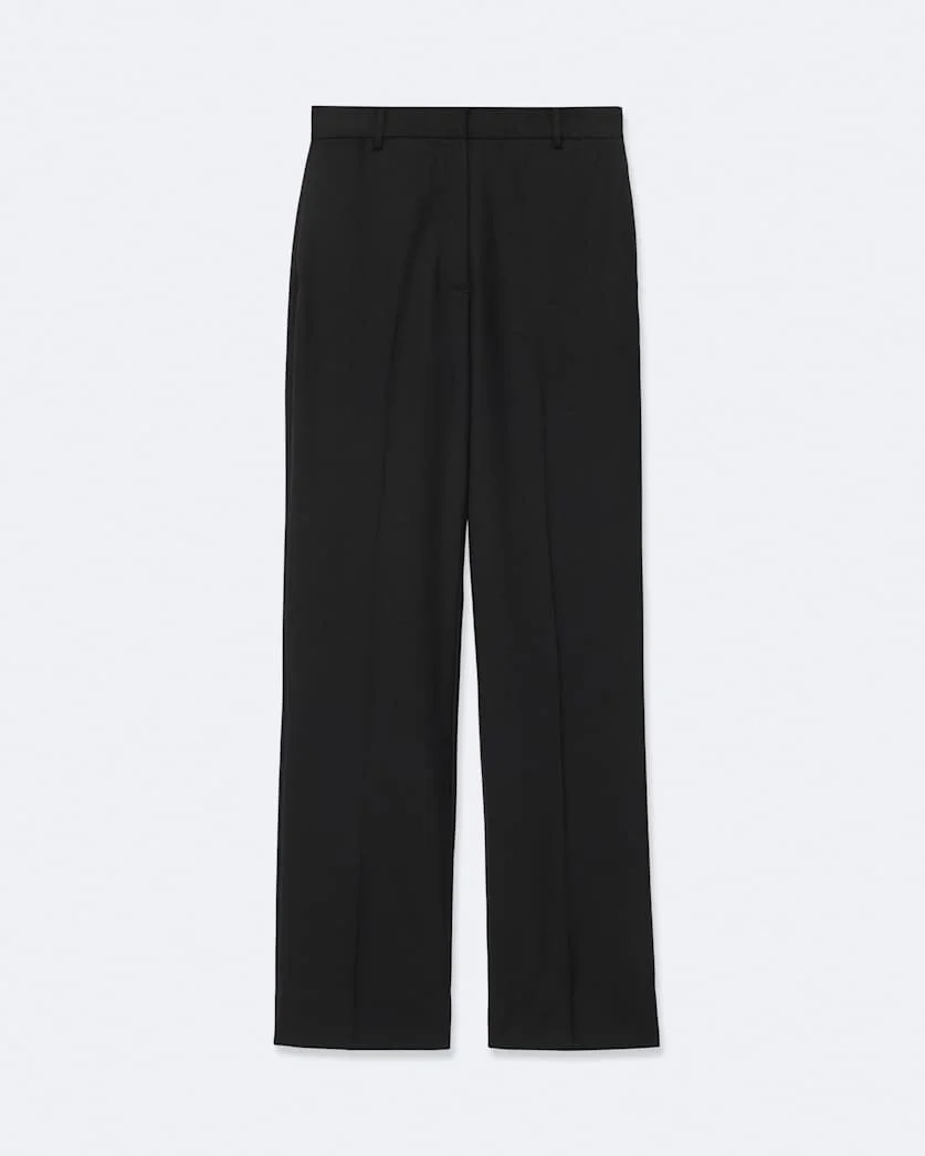 ELYSIA MID-RISE SLIM-FIT TAILORED PANTS - 1