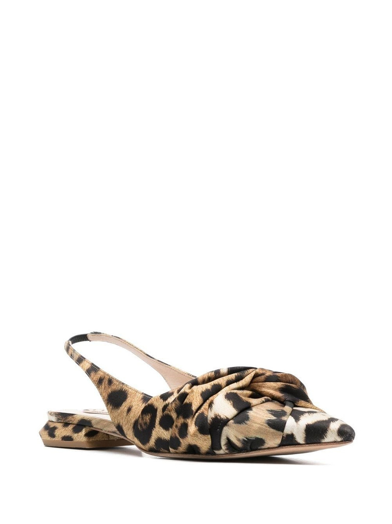 Roberto Cavalli knotted slingback pumps outlook