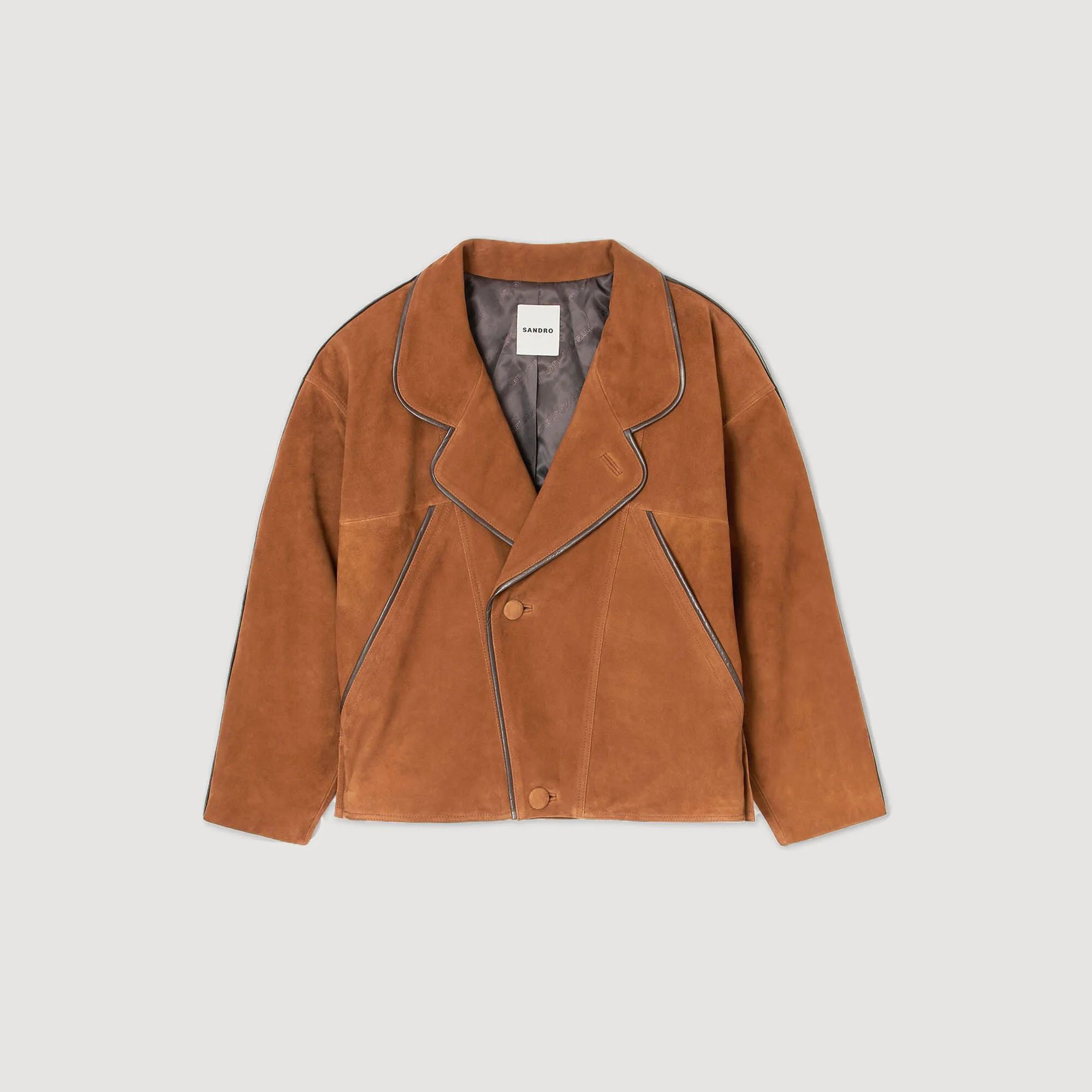 OVERSIZED SUEDE JACKET - 1