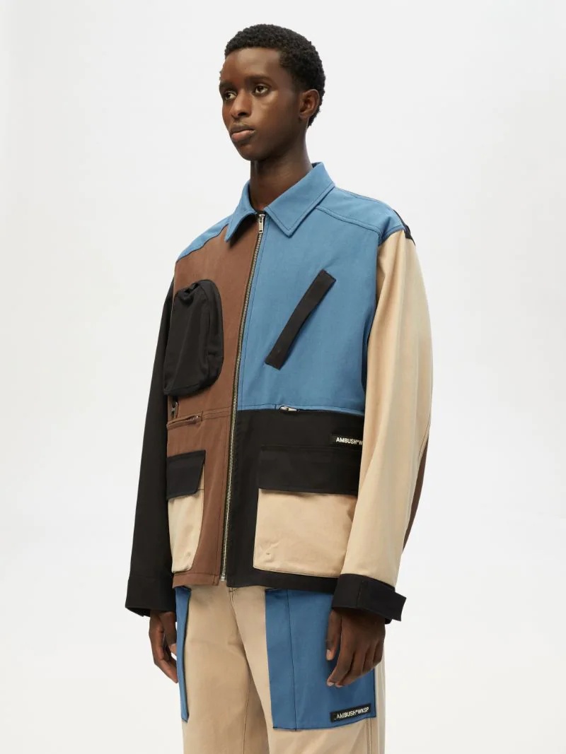 PANELLED WORKER JACKET - 4