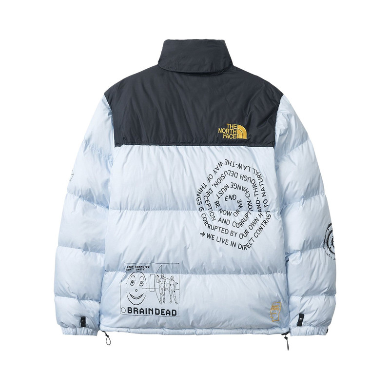 BRAIN DEAD Brain Dead x The North Face Retro Nuptse Jacket 'Cashmere Blue' outlook