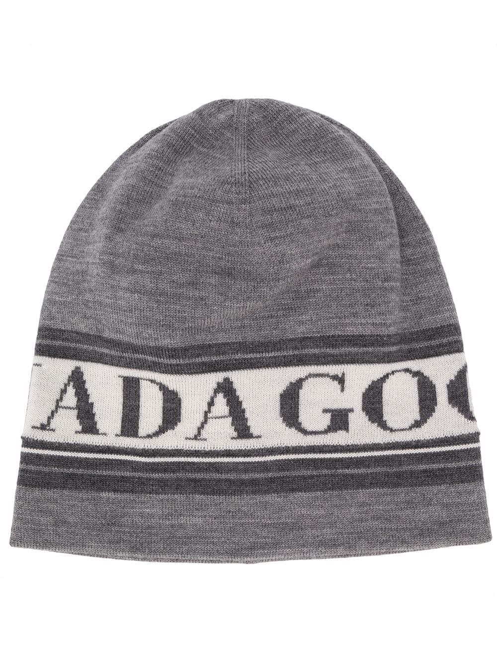 logo knit beanie - 1