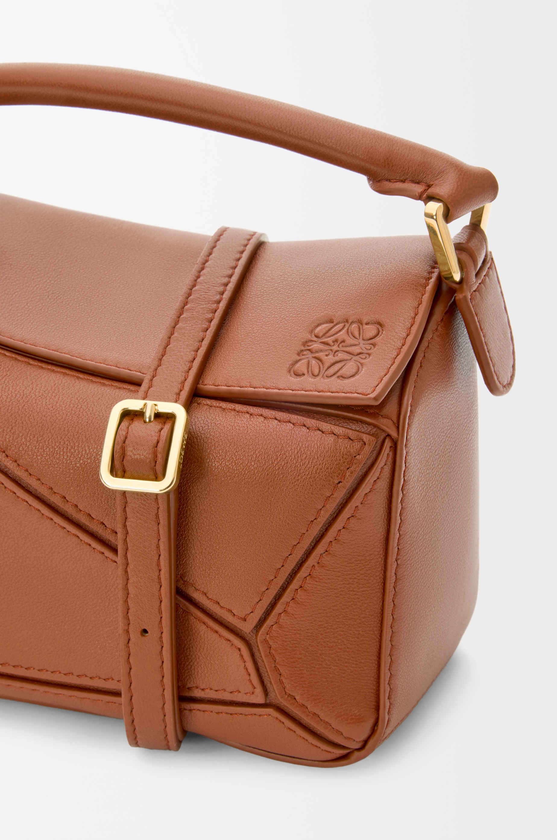 Mini Featherlight Puzzle bag in nappa lambskin - 11