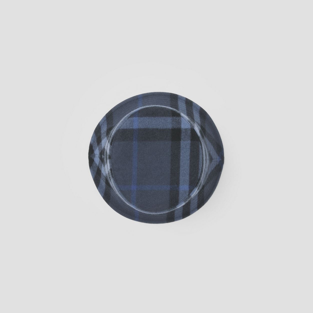 Check Wool Cashmere Bucket Hat - 7