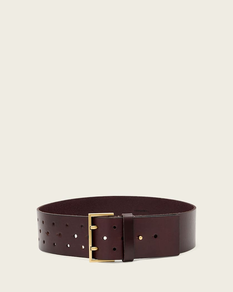 LEO LEATHER WIDE BELT 1
