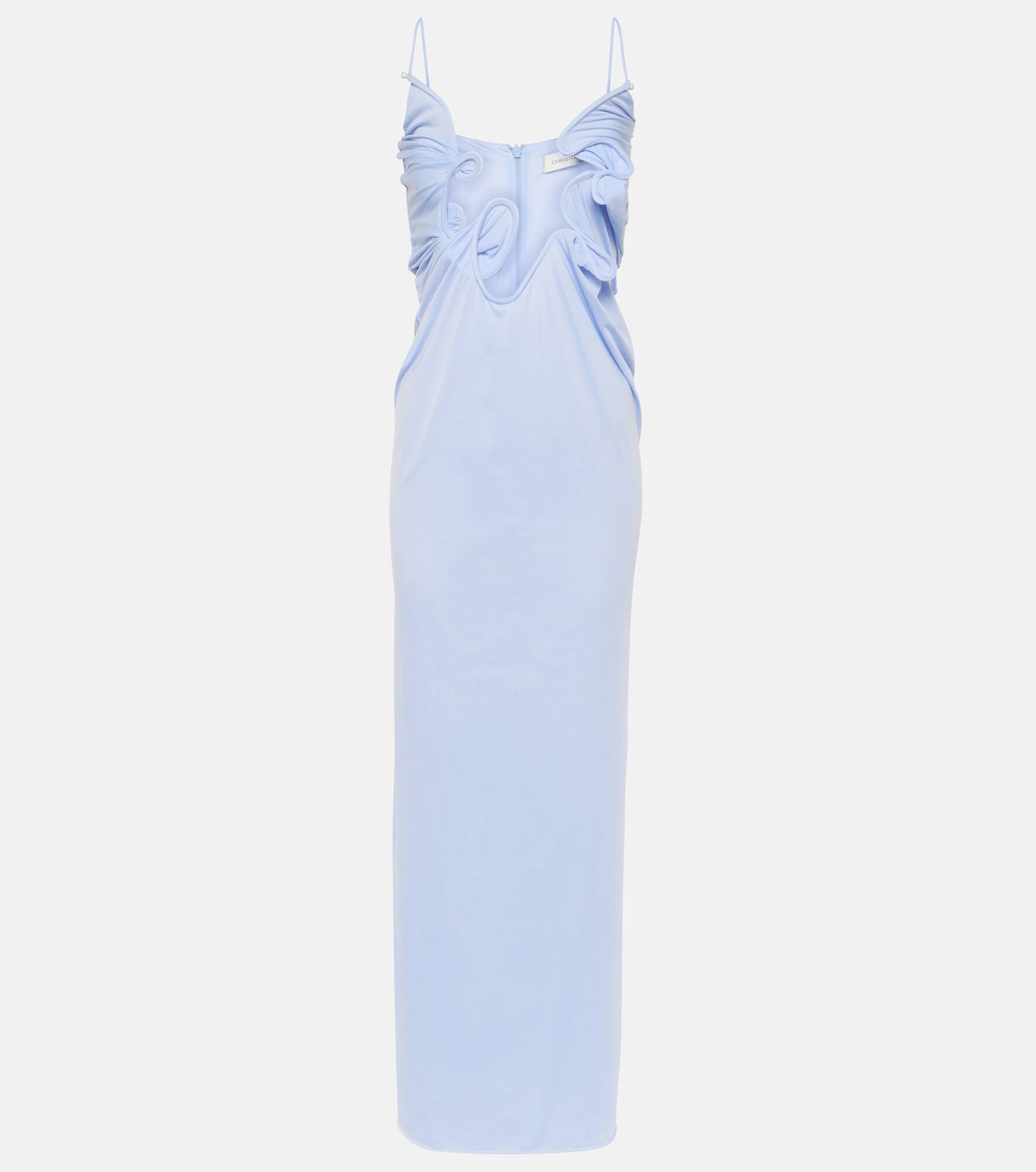 Molded Venus mesh maxi dress - 1