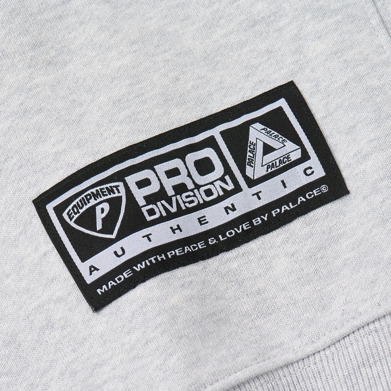 PALACE PAL ATHLETICS CREW GREY MARL outlook