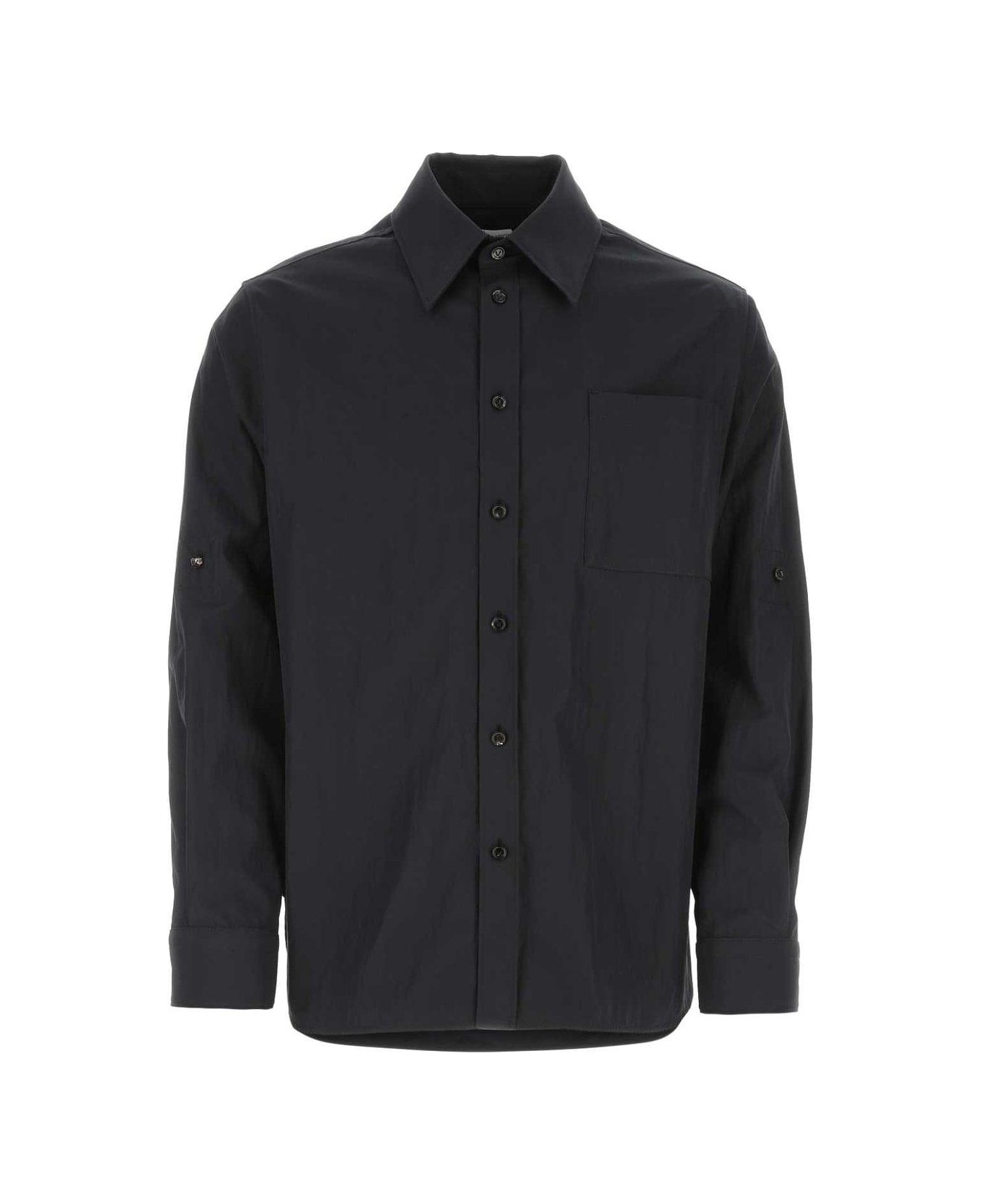 Long Sleeved Buttoned Shirt - 1