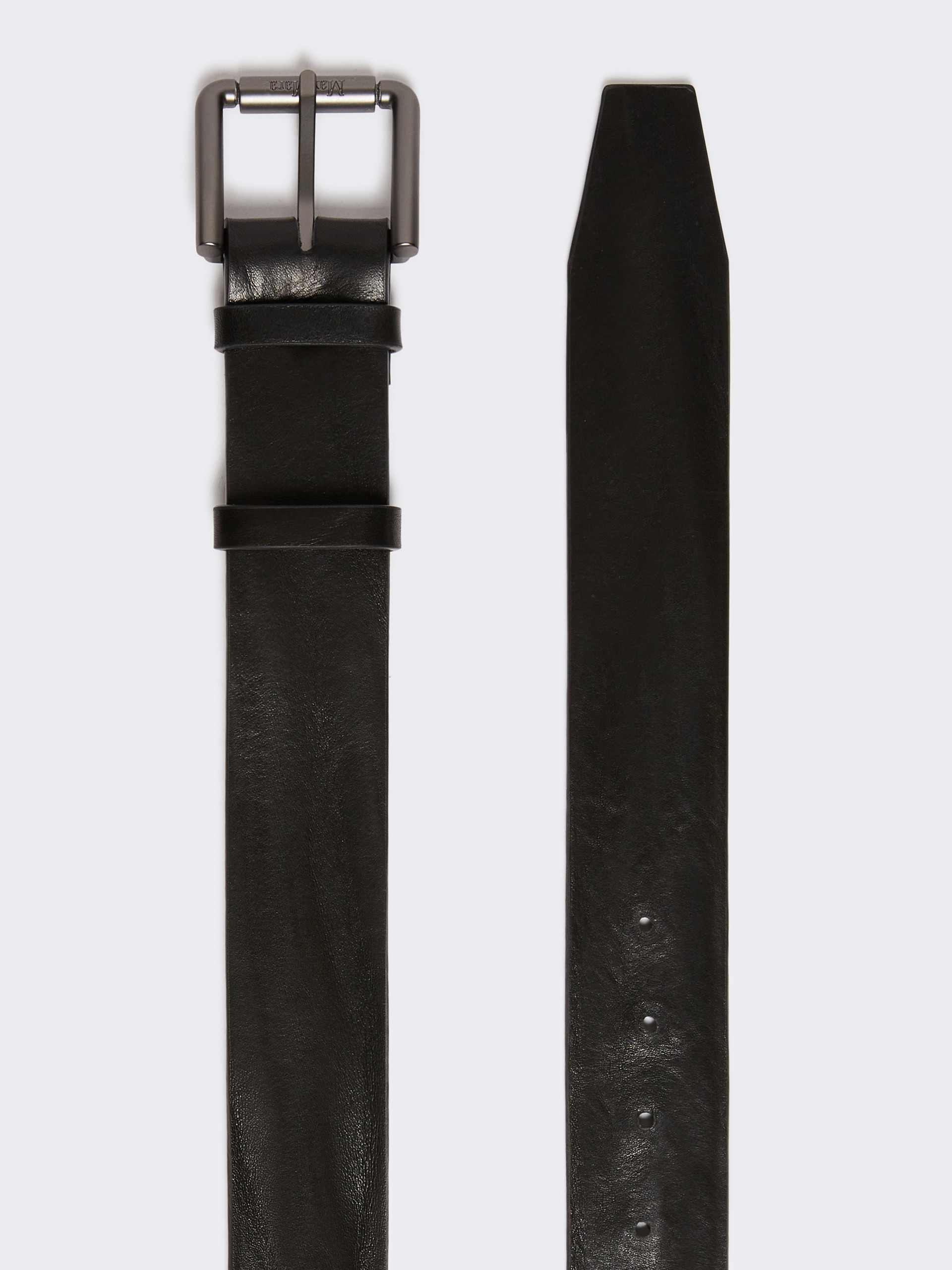 BUCKLE40XLONG Long leather belt - 2