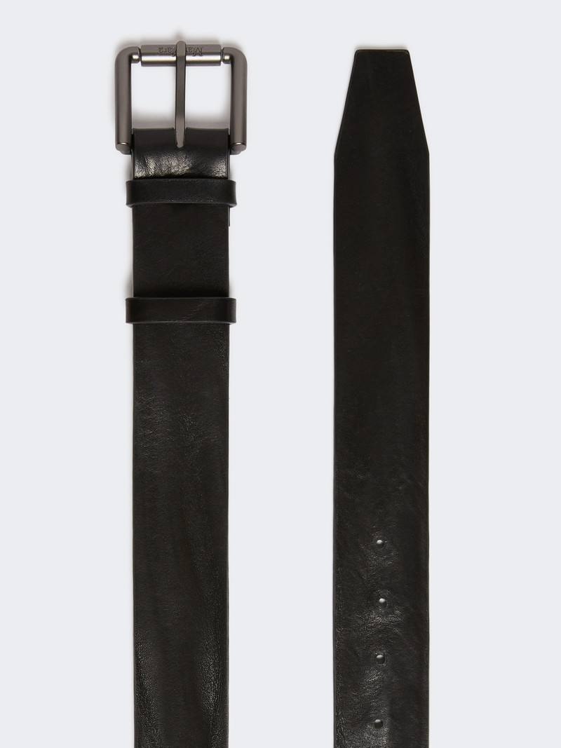 Max Mara BUCKLE40XLONG Long leather belt outlook