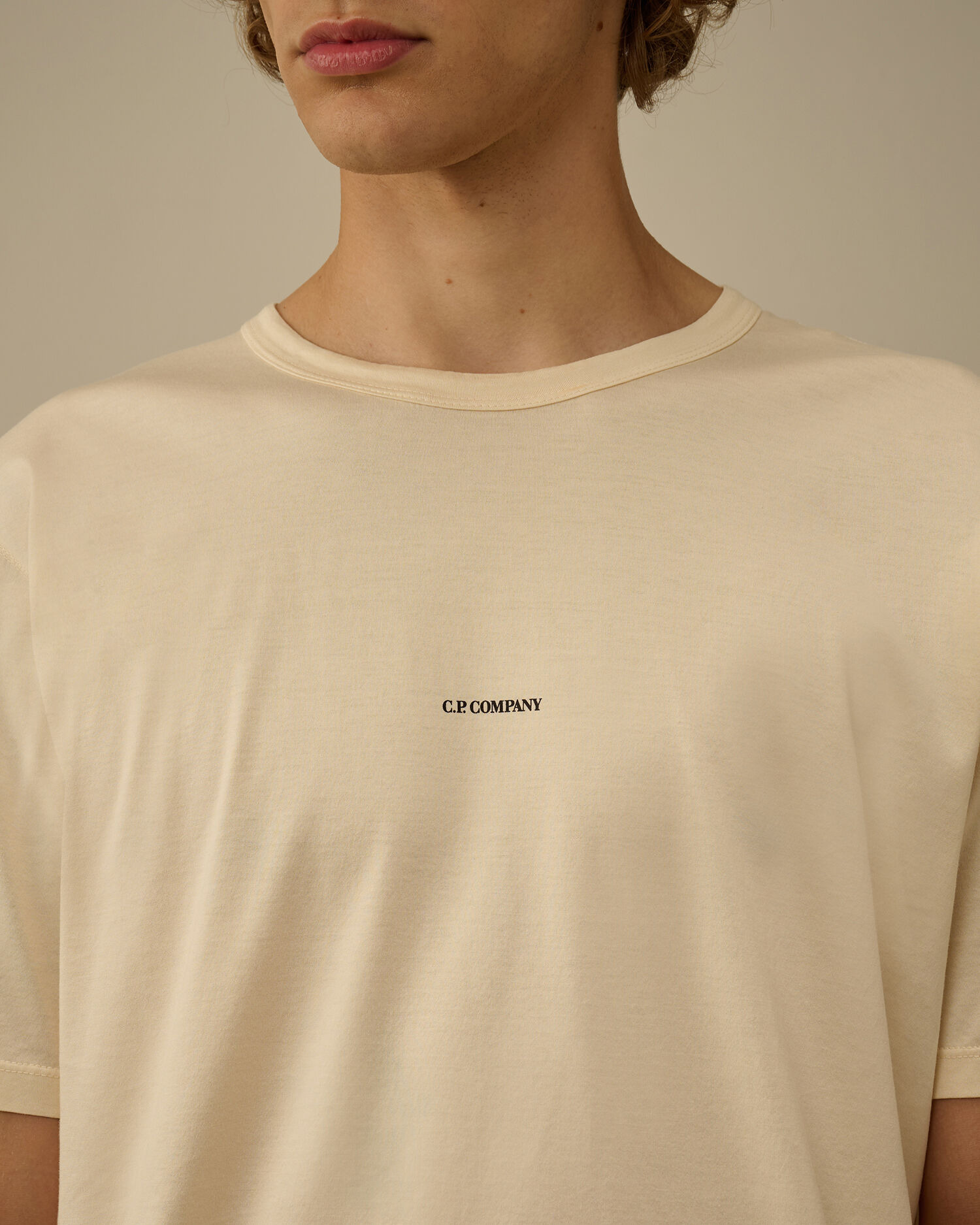 Mercerized 70/2 Jersey Gasato Short Sleeve Logo T-Shirt - 5