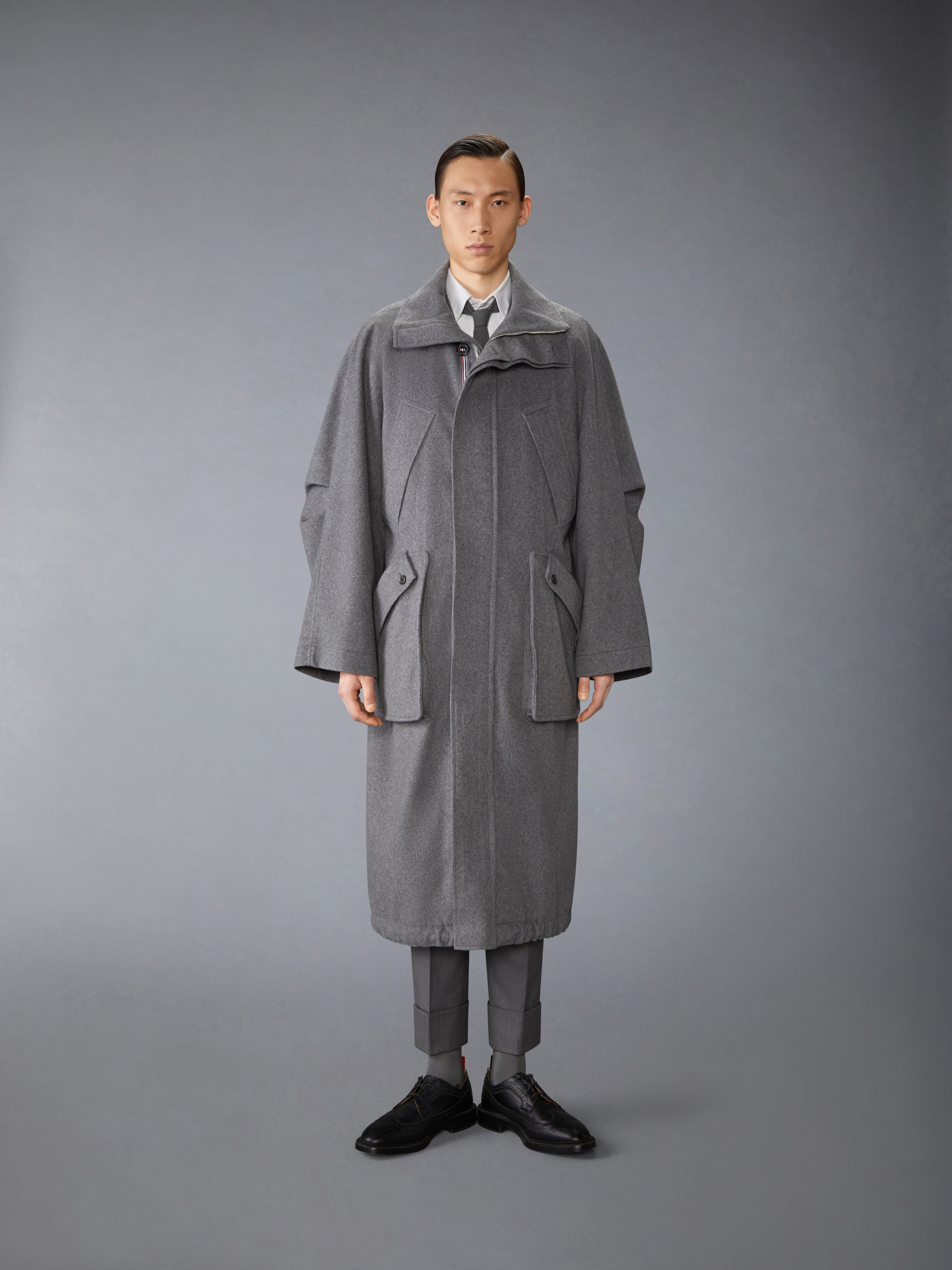 CASHMERE WATERPROOF HOODED PARKA - 3