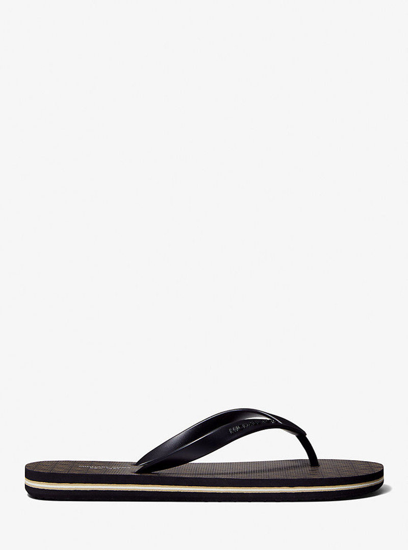 MICHAEL KORS Travis Logo Flip-Flop outlook