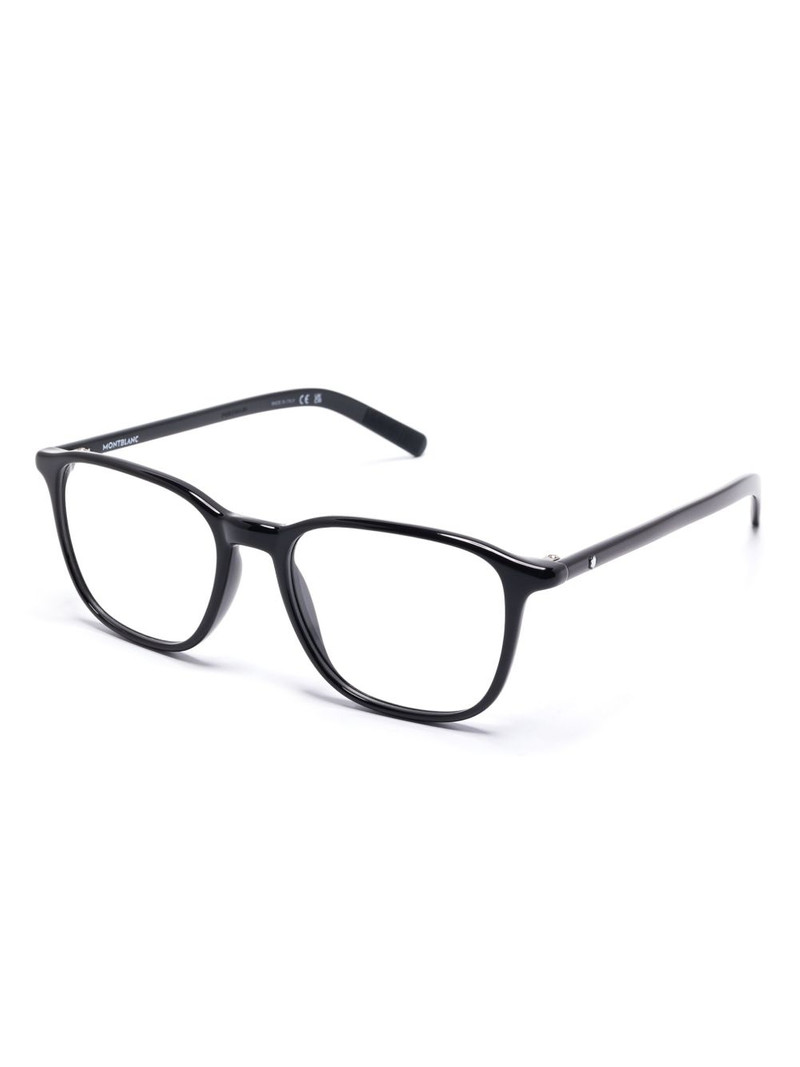 Montblanc square-frame glasses outlook