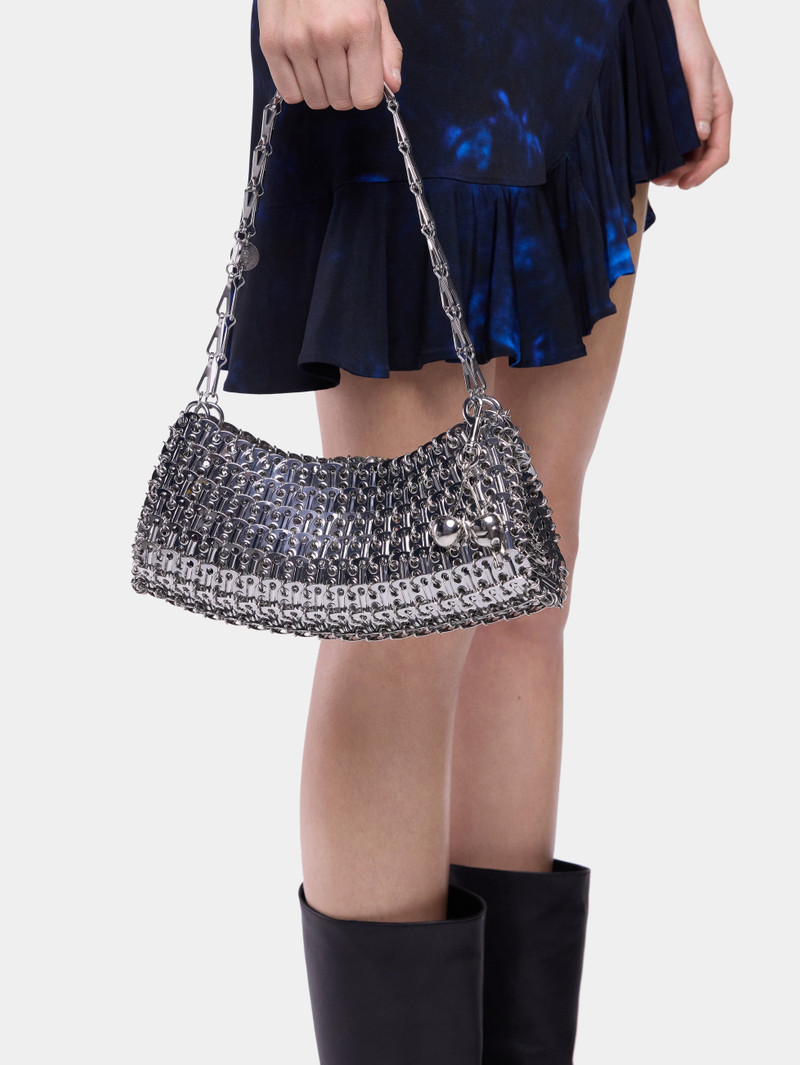 rabanne 1969 CLUTCH SILVER METAL BAG outlook