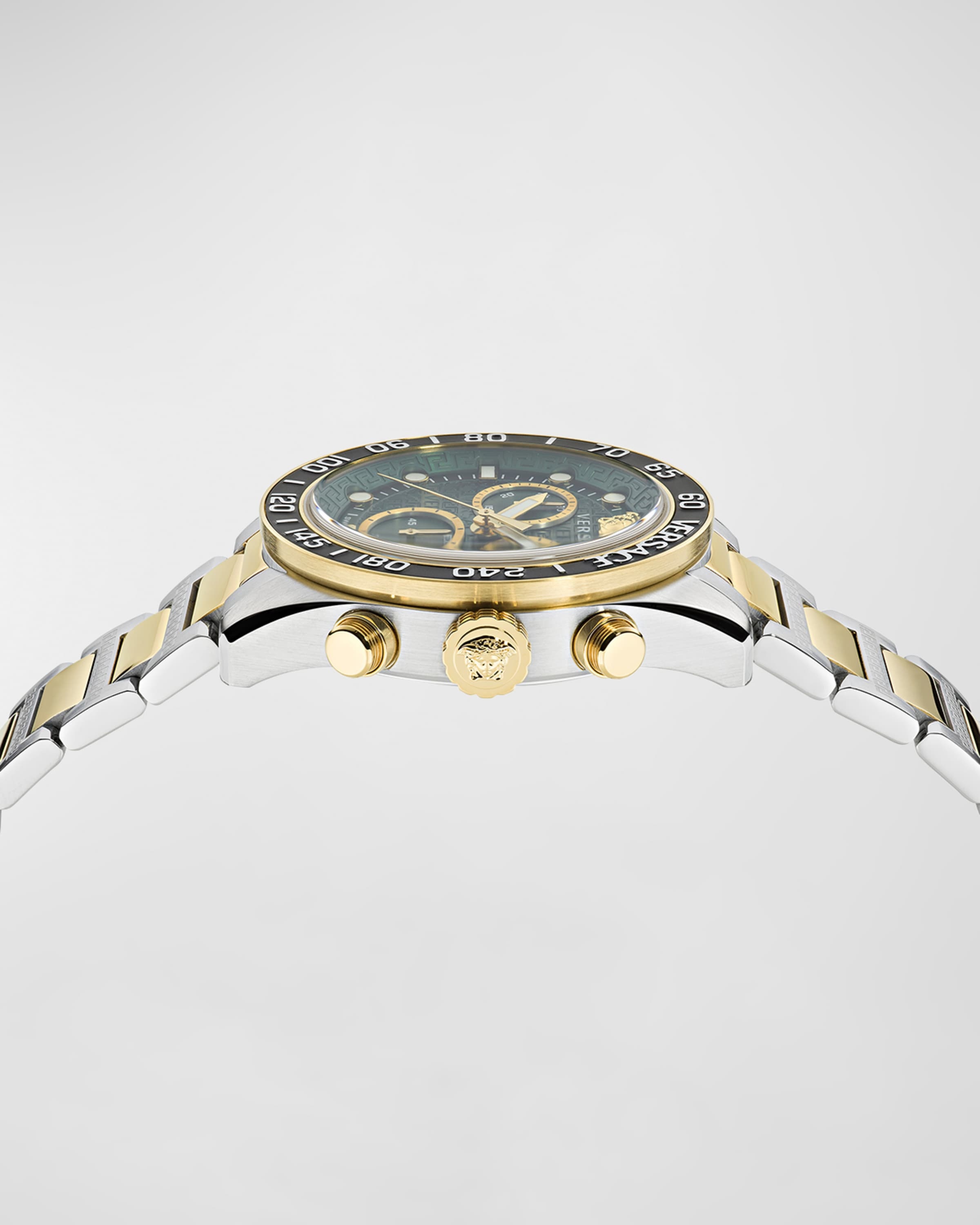 Men's Greca Dome Two-Tone Bracelet Watch, 43mm - 2