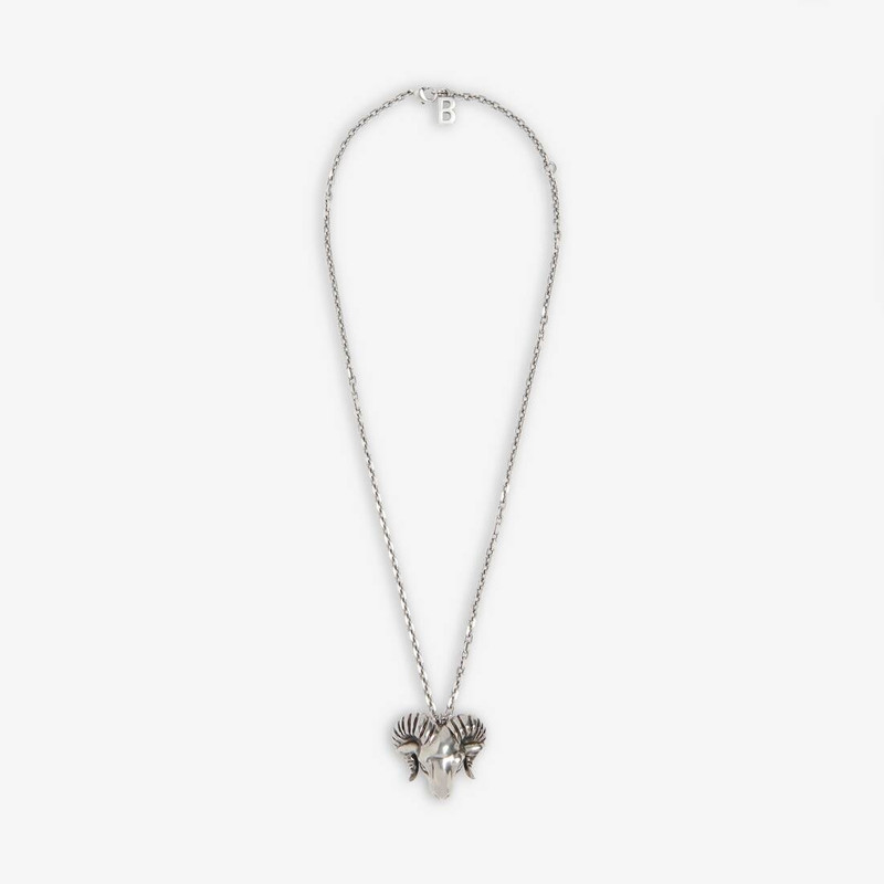 Women's Zodiac Sign Aries Necklace in Silver 1