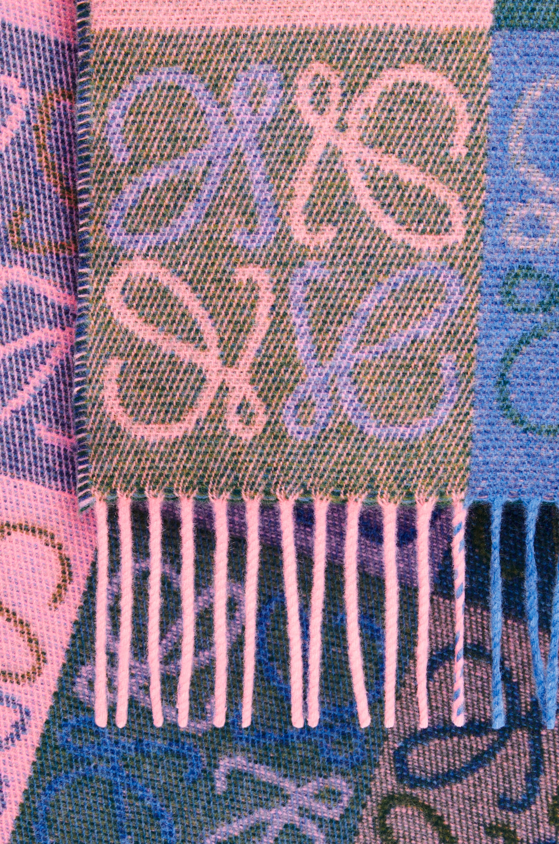 Anagram scarf in wool and cashmere - 3