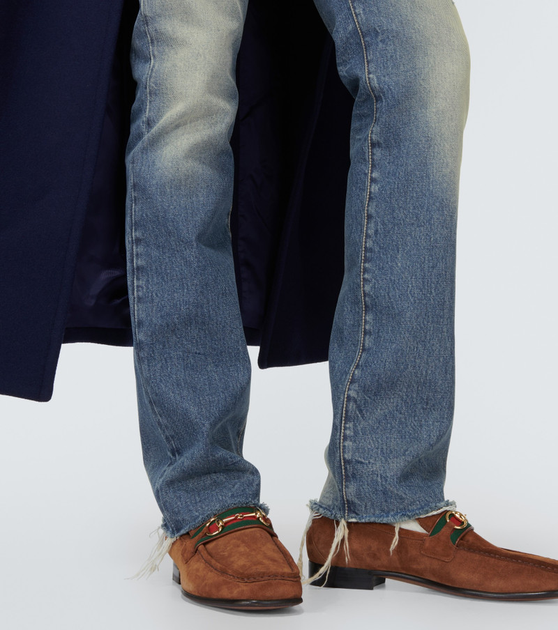 Denim pant 와 레이블 5